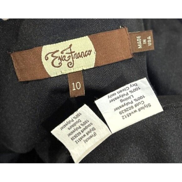 Anthropologie Eva Franco Midi Skirt Size 10 Bow Tie Print Trumpet Flare Hem - Picture 5 of 5